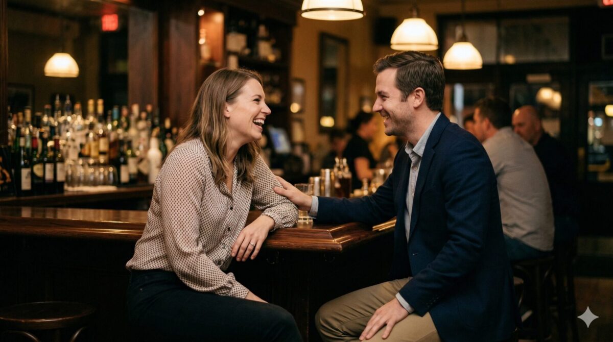 Eerste date tips: ontspannen fysiek contact op eerste date