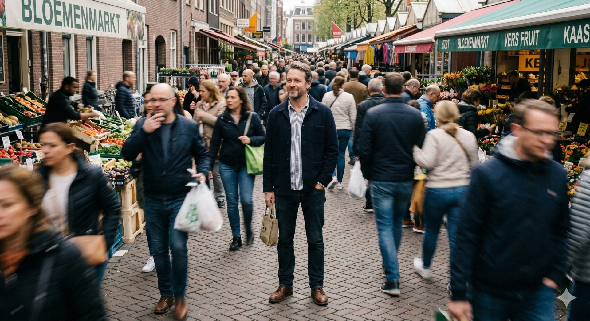 Alpha man: kalmte en rust terwijl de omgeving beweegt